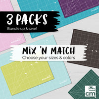 METRIC ecopeco® 3-Pack Self-Healing, Reversible Eco Cutting Mats