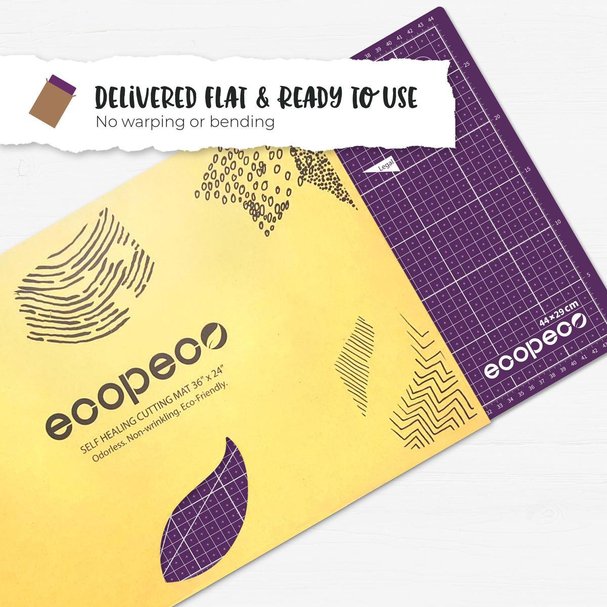 METRIC ecopeco® Berry Bliss Self-Healing, Reversible Eco Cutting Mat