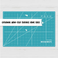 ecopeco® Quetzal Blue Self-Healing, Reversible Eco Cutting Mat