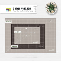 METRIC ecopeco® Mocha Brown Self-Healing, Reversible Eco Cutting Mat