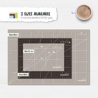 ecopeco® Mocha Brown Self-Healing, Reversible Eco Cutting Mat