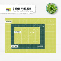 ecopeco® Jade Green Self-Healing, Reversible Eco Cutting Mat