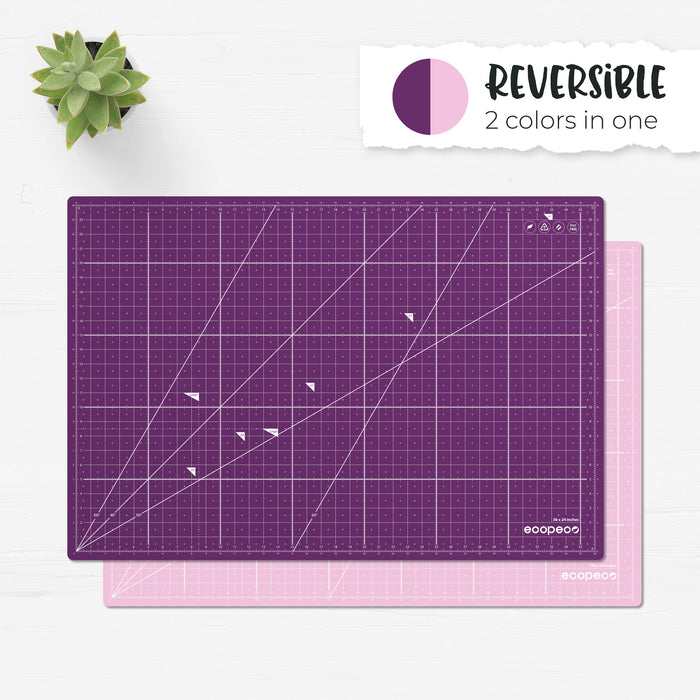 ecopeco® Berry Bliss Self-Healing, Reversible Eco Cutting Mat