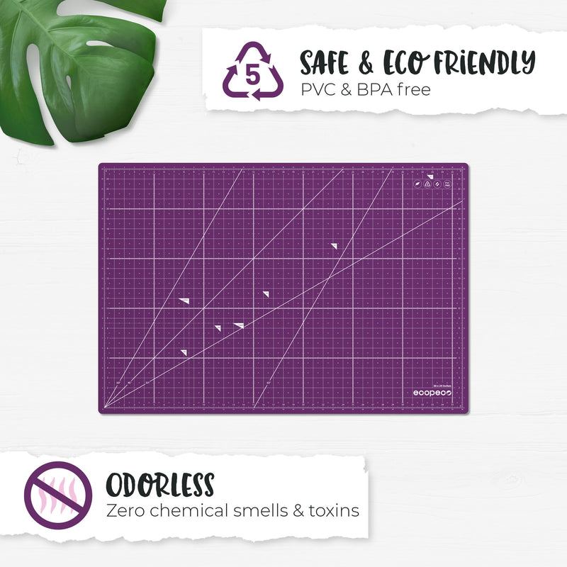 ecopeco® Berry Bliss Self-Healing, Reversible Eco Cutting Mat