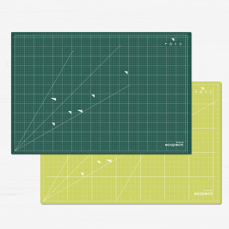 METRIC ecopeco® Jade Green Self-Healing, Reversible Eco Cutting Mat