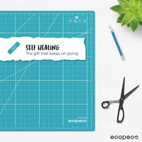 METRIC ecopeco® Quetzal Blue Self-Healing, Reversible Eco Cutting Mat