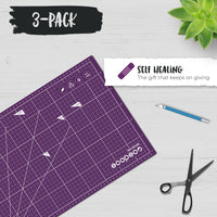 METRIC ecopeco® Berry Bliss 3-Pack Self-Healing, Reversible Eco Cutting Mats