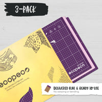 METRIC ecopeco® Berry Bliss 3-Pack Self-Healing, Reversible Eco Cutting Mats