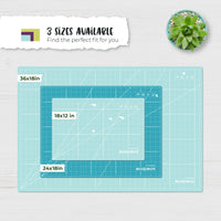 ecopeco® Quetzal Blue Self-Healing, Reversible Eco Cutting Mat