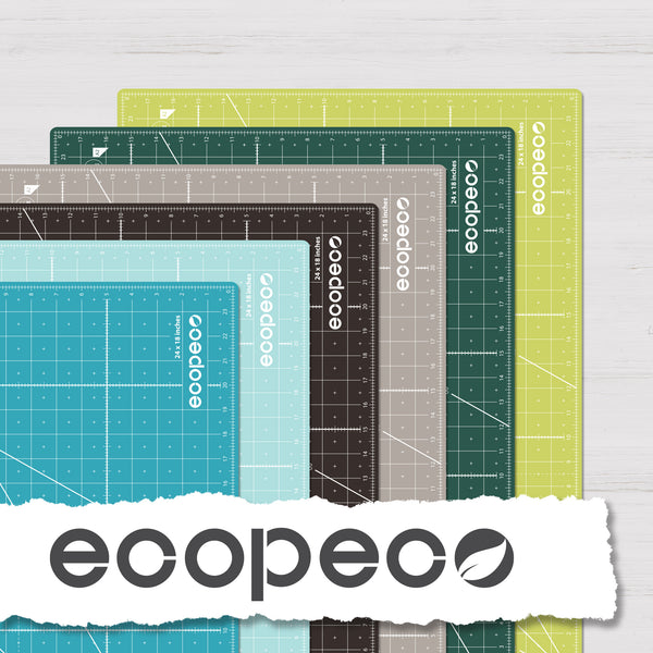 ecopeco® Mocha Brown Self-Healing, Reversible Eco Cutting Mat