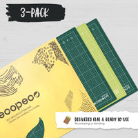 METRIC ecopeco® Jade Green 3-Pack Self-Healing, Reversible Eco Cutting Mats