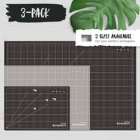 METRIC ecopeco® Mocha Brown 3-Pack Self-Healing, Reversible Eco Cutting Mats