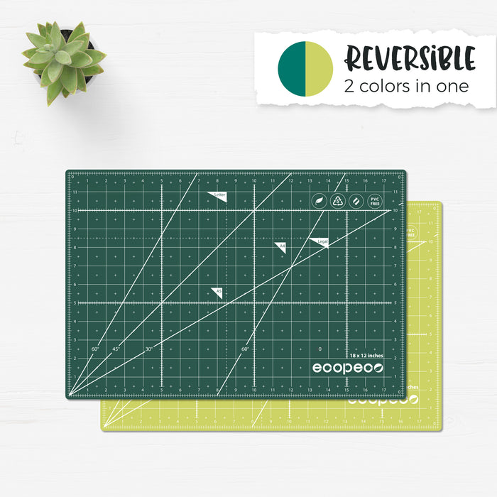 [Jade Green] ecopeco Self-Healing, Reversible Eco Cutting Mats