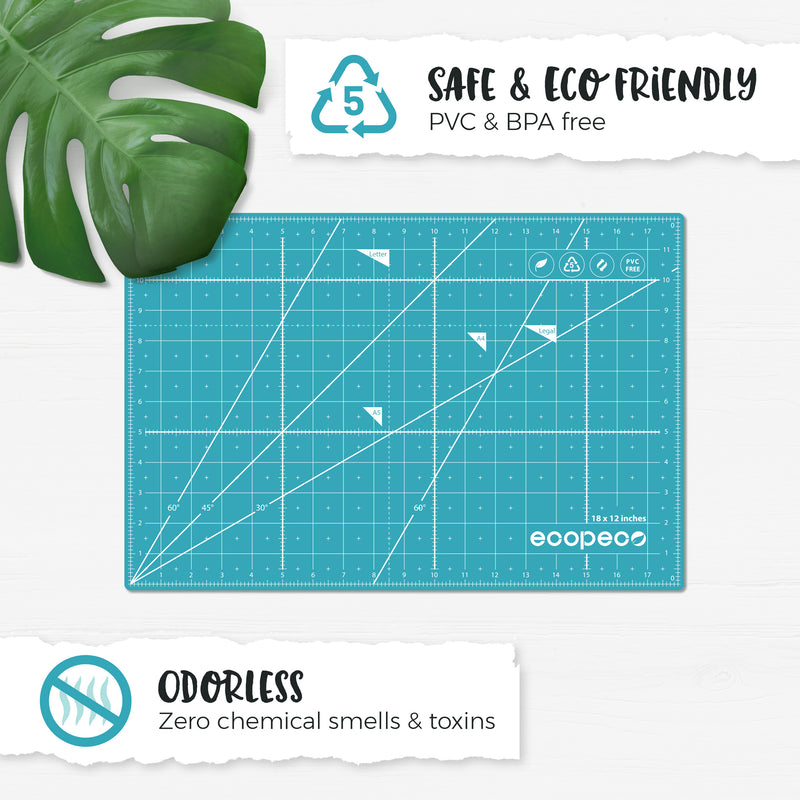 [Jade Green] ecopeco Self-Healing, Reversible Eco Cutting Mats