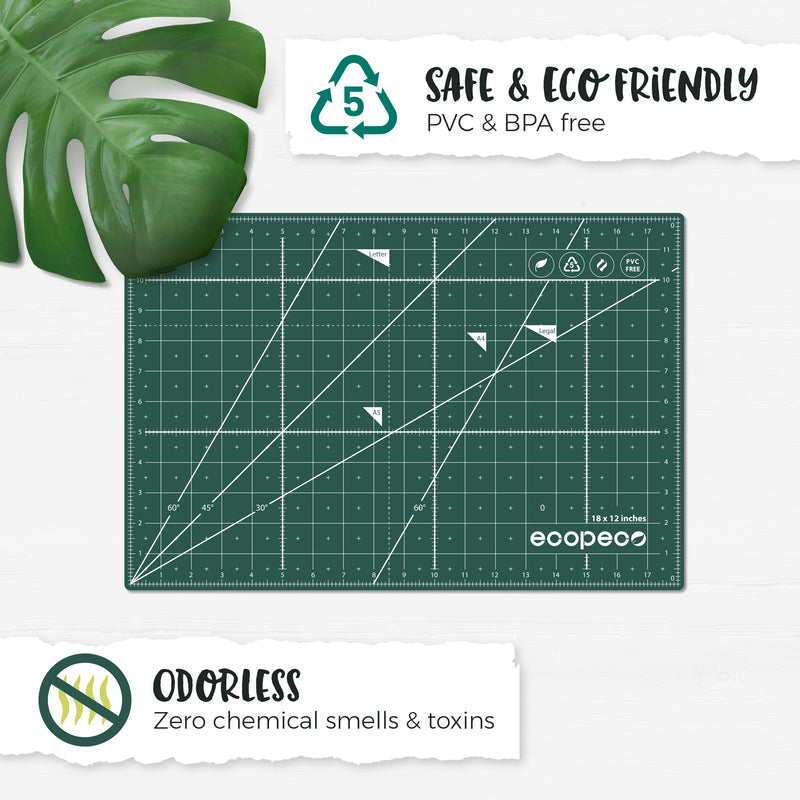 [Jade Green] ecopeco Self-Healing, Reversible Eco Cutting Mats