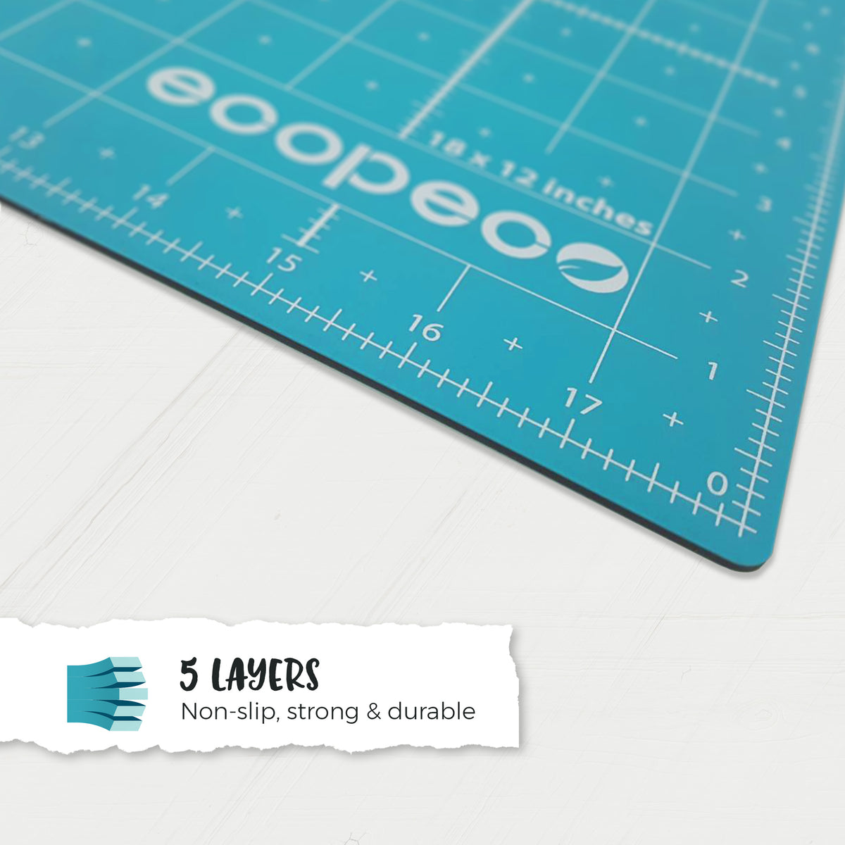 [Jade Green] ecopeco Self-Healing, Reversible Eco Cutting Mats