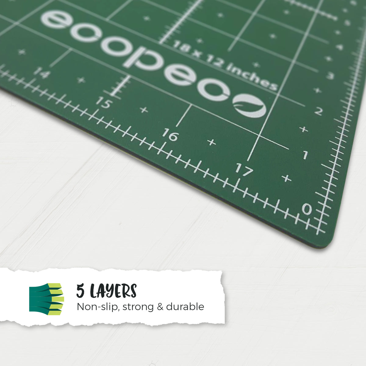 [Jade Green] ecopeco Self-Healing, Reversible Eco Cutting Mats