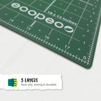 [Jade Green] ecopeco Self-Healing, Reversible Eco Cutting Mats