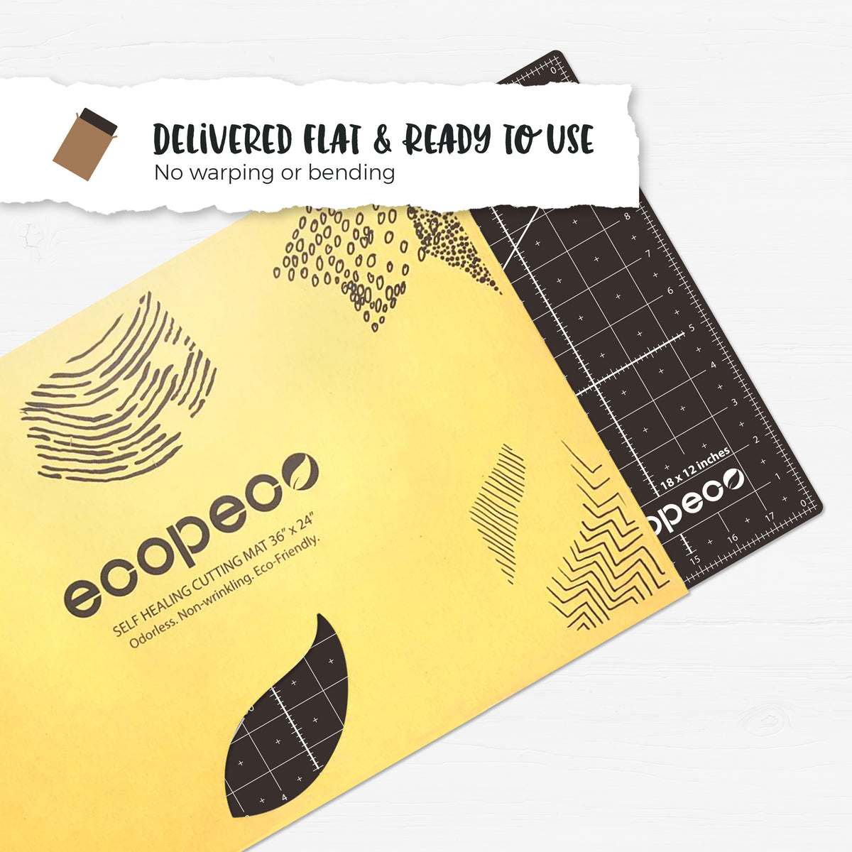 [Jade Green] ecopeco Self-Healing, Reversible Eco Cutting Mats